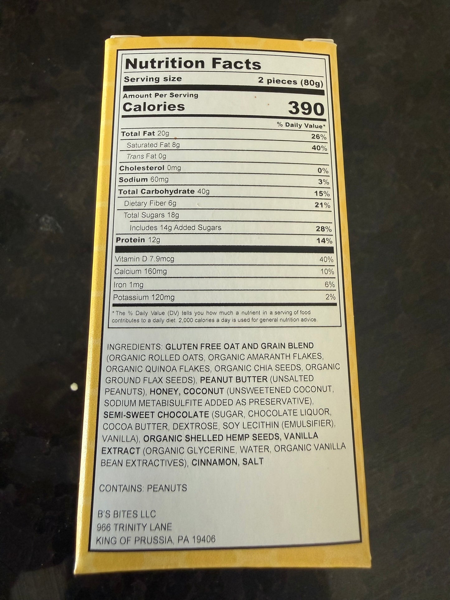 2 pack - Bees Bites Protein Energy Balls